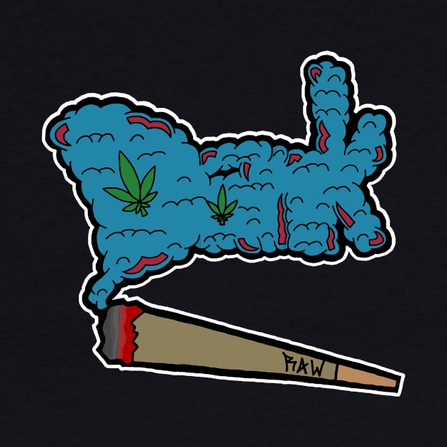 Dank Raw Cone(blue) by Savage Threadz